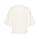 Produktfoto af JOELLA bluse, hvid på hvid baggrund - fra BySofieSønderby