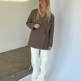 MIRABEL oversized blazer, brun