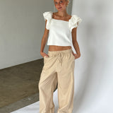 LEONORA topp, vit