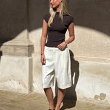 HATTIE topp, brun