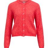 AGATE strik cardigan, coral
