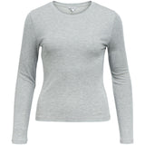 ALMA långärmad blus, grå
