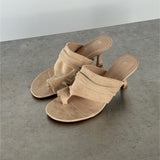 AMALIA klack, ljus beige