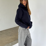 BASIC hoodie, navy