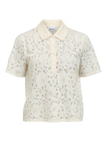 Produktbillede af hvid BIANCA bluse. Set forfra. Fra BySofieSønderby