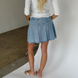 LILIAN mini kjol, denim