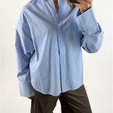 CARO skjorta, randig blå