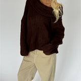 CIELO off shoulder sticka, brun