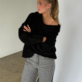 CIELO off shoulder sticka, svart