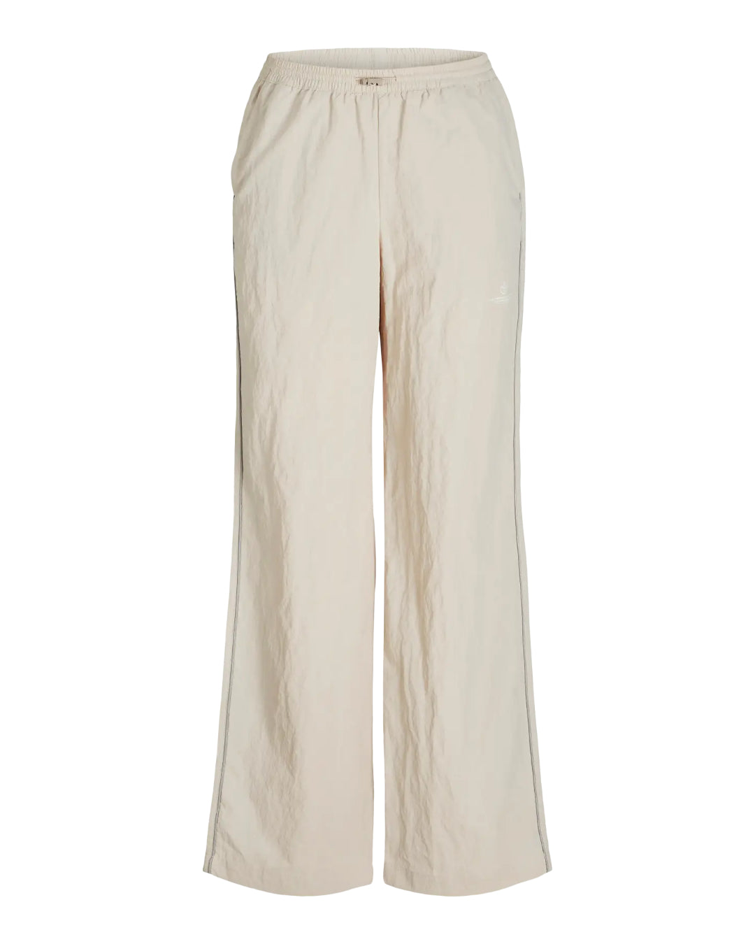 Produktbillede af beige CLAIRE bukser. Set forfra. Fra BySofieSønderby