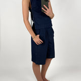 DEBBY topp med bindeband, navy