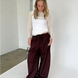 DANIA vida ben byxor, plommon