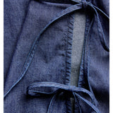 DEBBY topp med bindeband, navy