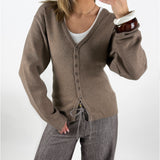 DIANA cardigan, brun