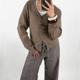 DIANA cardigan, brun