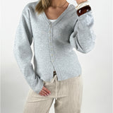 DIANA cardigan, grå