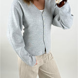 DIANA cardigan, grå