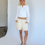 DORA shorts denim, beige