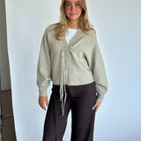 ELLIOT sticka cardigan, beige