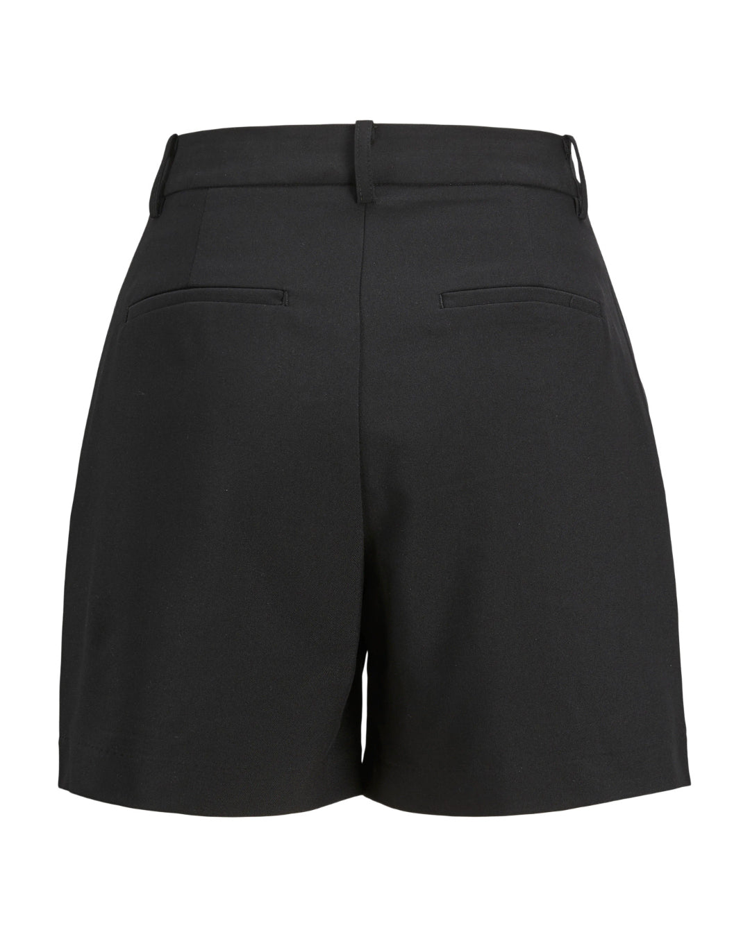 Produktbillede af sorte ELLIS shorts. Set bagfra. Fra BySofieSønderby