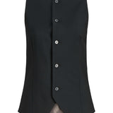 Produktfoto af sort AELLIS top. Set forfra. Fra BySofieSønderby