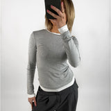 EVIE långärmad, grå