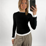 EVIE långärmad, svart