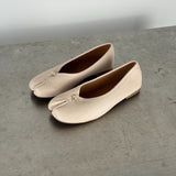ADDISON split toe ballerina, beige