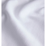 Detaljebillede af hvid FIFI boatneck t-shirt med korteærmer. Fra BySofieSønderby