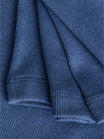 Detaljebillede af navy FIFI boatneck. Fra BySofieSønderby