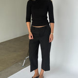 FIFI boatneck top, svart