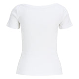 FIFI t-shirt boatneck, vit