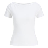FIFI t-shirt boatneck, vit
