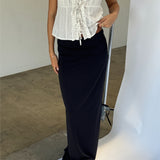 FLORENCE maxi kjol, svart