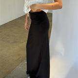 FLORENCE maxi kjol, svart