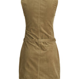 GELLY fløjlskjole, brun