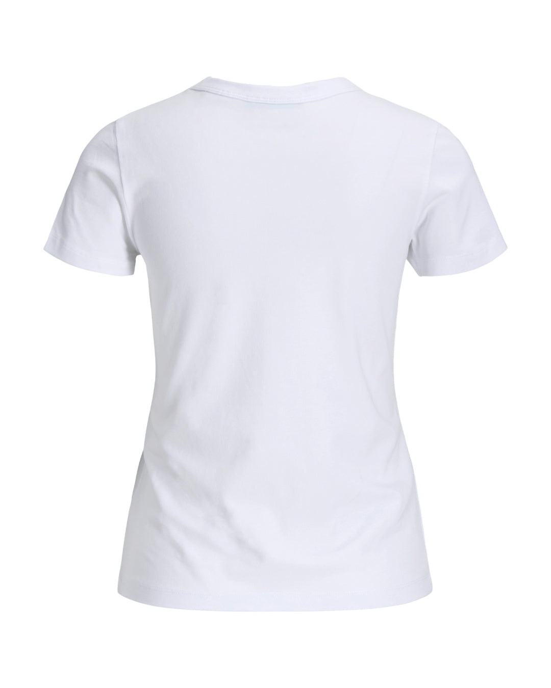 Produktfoto af hvid Gigi Ciao t-shirt. På hvid baggrund. Fra BySofieSønderby