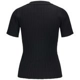 Produktfoto af sort Hadley bluse. På hvid baggrund. Fra BySofieSønderby