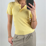 HADLEY polo sticka, gul