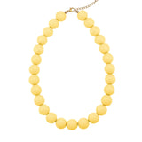 HANNA pärlhalsband, gul