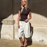 HARLEE shorts, vit