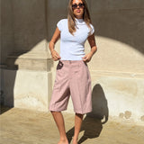 HARLEE shorts, ljusrosa
