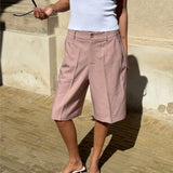 HARLEE shorts, ljusrosa