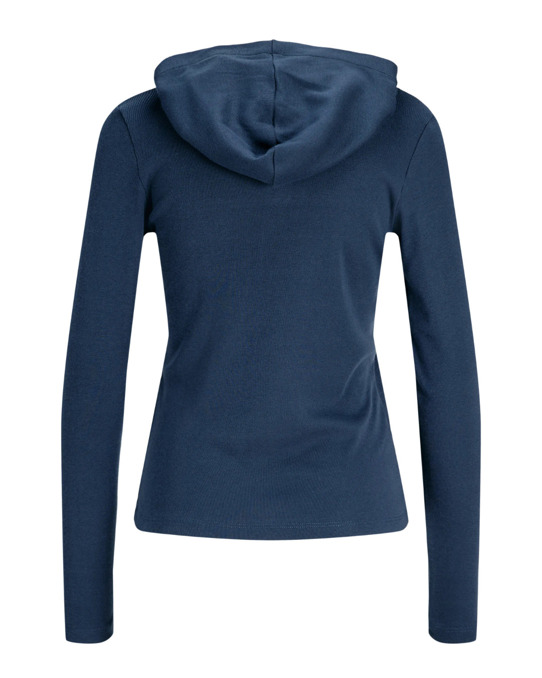 Produktbillede af HENNA hood i blå. Set bagfra. Fra BySofieSønderby