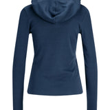 Produktbillede af HENNA hood i blå. Set bagfra. Fra BySofieSønderby