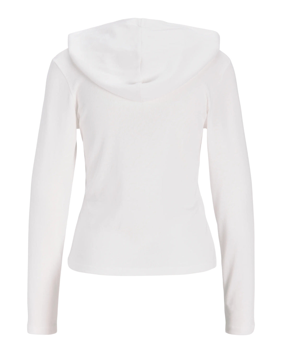 Produktbillede af HENNA hood i hvid. Set bagfra. Fra BySofieSønderby