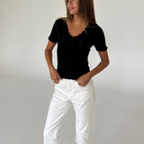 FINLEY sticka t-shirt, svart