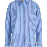 JAMIE skjorte, blå/bordeaux