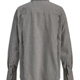 JAMIE skjorta, rutigt vit/brun