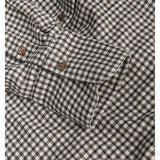 JAMIE skjorta, rutigt vit/brun